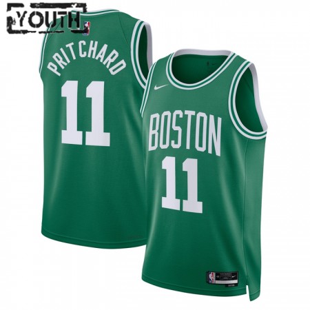 Dres Boston Celtics Payton Pritchard 11 Nike 2022-23 Icon Edition Keli Zelena Swingman - Dječji